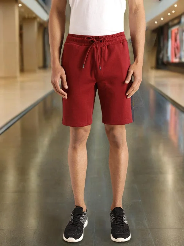 Men's wide - leg linen blend shorts for a relaxed beachside vibeMen Solid Cotton Blend Shorts Men's wide - leg linen blend shorts for a relaxed beachside vibeMen Solid Cotton Blend Shorts