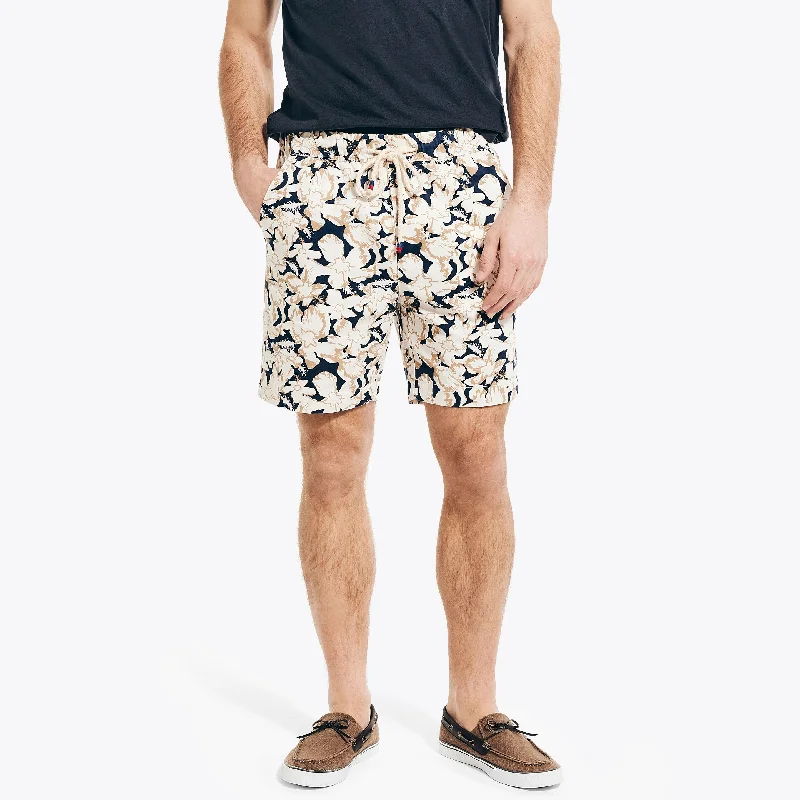 Men's moisture - wicking performance shorts for sweaty outdoor activitiesNautica Mens 7" Pull-On Printed Boardwalk Short Men's moisture - wicking performance shorts for sweaty outdoor activitiesNautica Mens 7" Pull-On Printed Boardwalk Short