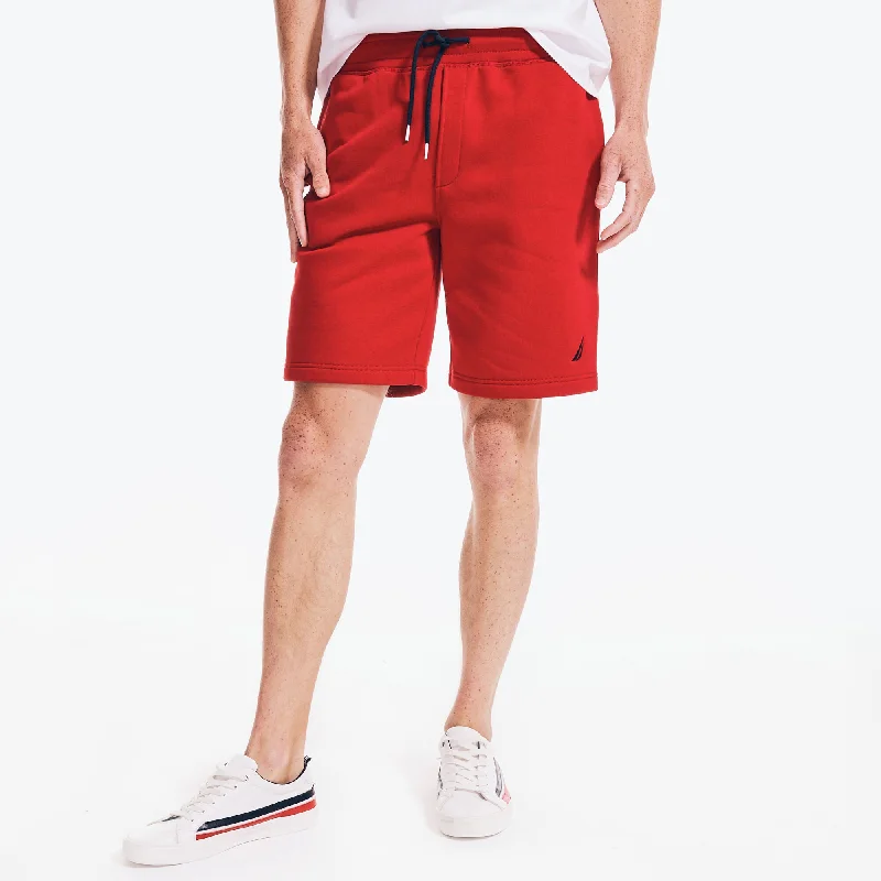 Men's breathable cotton athletic shorts for intense workoutsNautica Mens 9 J-Class Fleece Short Men's breathable cotton athletic shorts for intense workoutsNautica Mens 9 J-Class Fleece Short