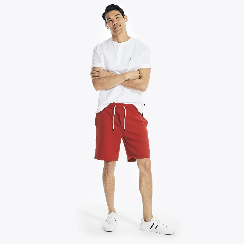 Men's pleated front twill shorts for a classic and sophisticated appearanceNautica Mens 9 J-Class Fleece Short Men's pleated front twill shorts for a classic and sophisticated appearanceNautica Mens 9 J-Class Fleece Short
