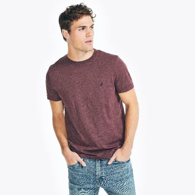 Men's plus - size pocket t - shirts with a classic lookNautica Mens Heathered Crewneck T-Shirt Men's plus - size pocket t - shirts with a classic lookNautica Mens Heathered Crewneck T-Shirt