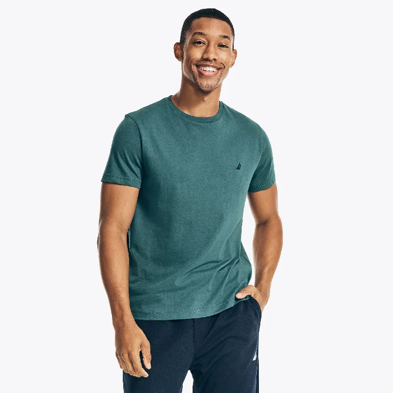 Men's eco - friendly recycled t - shirts for sustainable fashion choicesNautica Mens Solid Crewneck T-Shirt Men's eco - friendly recycled t - shirts for sustainable fashion choicesNautica Mens Solid Crewneck T-Shirt