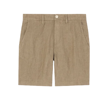 Men's pleated front twill shorts for a classic and sophisticated appearanceNewell Short - Khaki Men's pleated front twill shorts for a classic and sophisticated appearanceNewell Short - Khaki