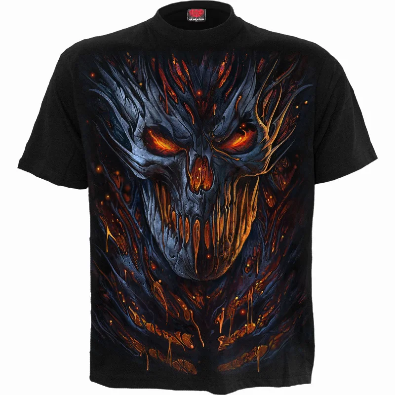Men's mock - neck t - shirts with a modern and sleek styleOBLIVION - T-Shirt Black