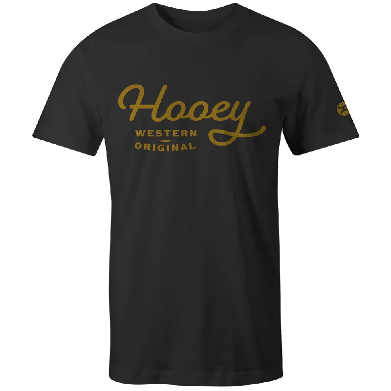 Men's mock - neck t - shirts with a modern and sleek style"OG" Black T-shirt