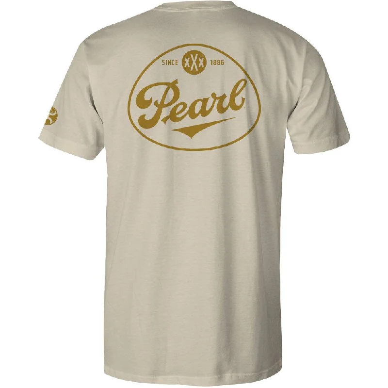 Men's antimicrobial t - shirts for odor - free freshness during travel"Pearl" White Tee Men's antimicrobial t - shirts for odor - free freshness during travel"Pearl" White Tee