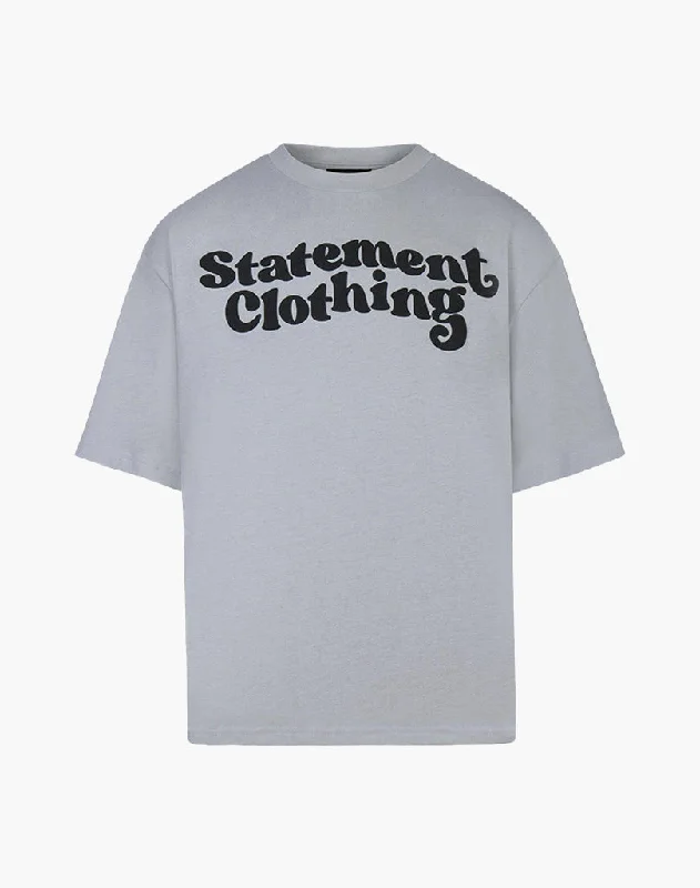 Men's moisture - wicking athletic t - shirts for intense workoutsROOT TEE (GREY)