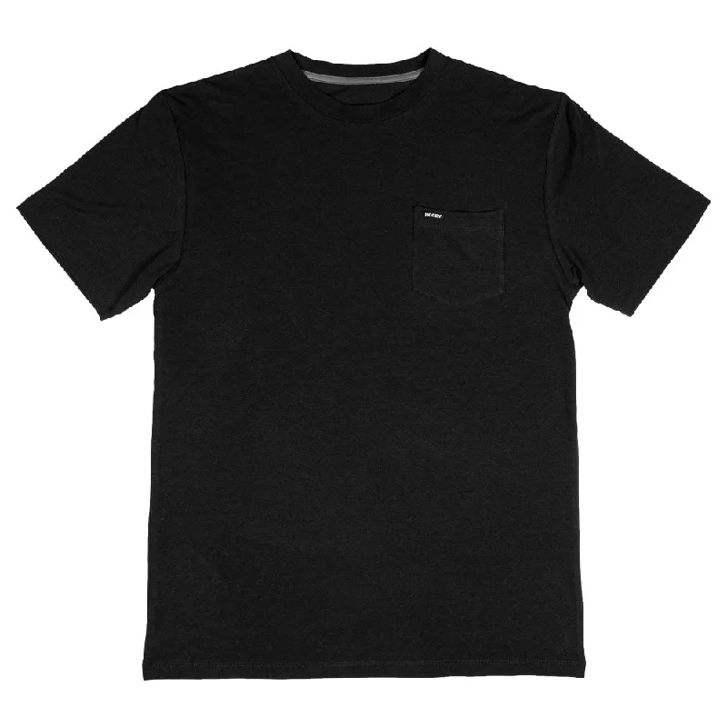 Men's mock - neck t - shirts with a modern and sleek style"The San Jose" Black Tee Shirt Men's mock - neck t - shirts with a modern and sleek style"The San Jose" Black Tee Shirt