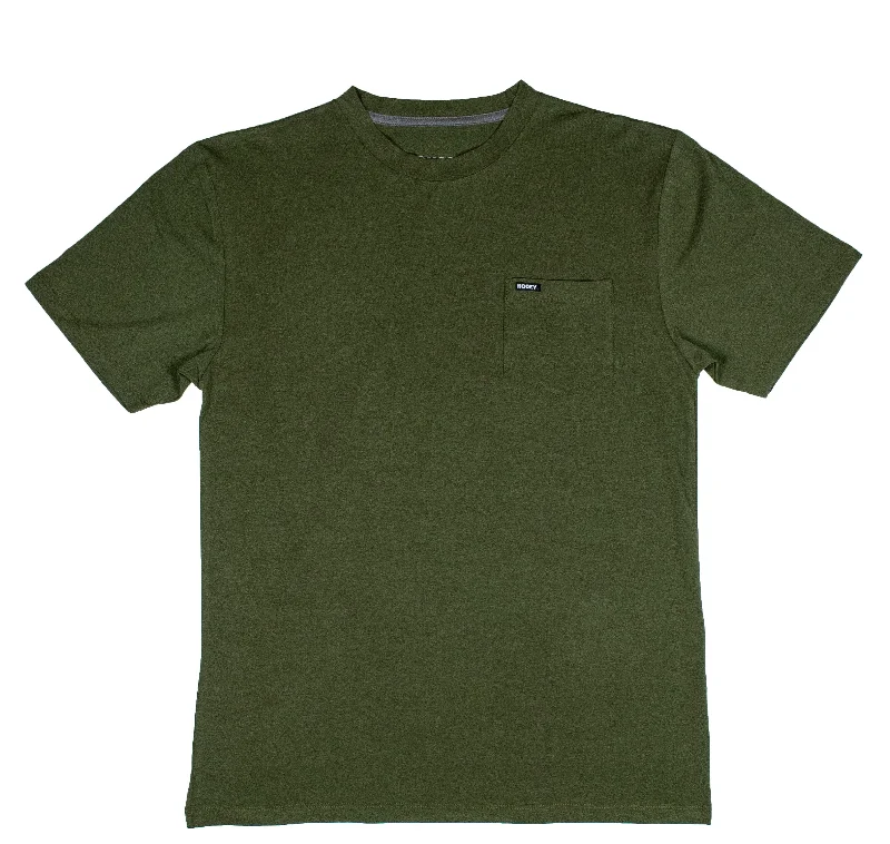Men's short - sleeve linen t - shirts for summer beach outings"The San Jose" Olive Tee Shirt Men's short - sleeve linen t - shirts for summer beach outings"The San Jose" Olive Tee Shirt