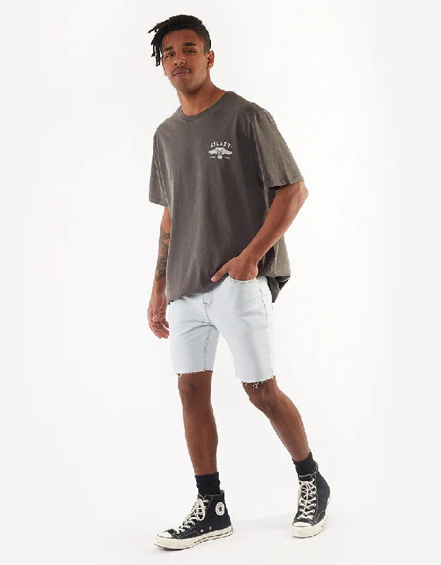 Men's checkered pattern wool shorts for a stylish winter layering optionSilent Theory Mens Shadow Short Light Blue Men's checkered pattern wool shorts for a stylish winter layering optionSilent Theory Mens Shadow Short Light Blue