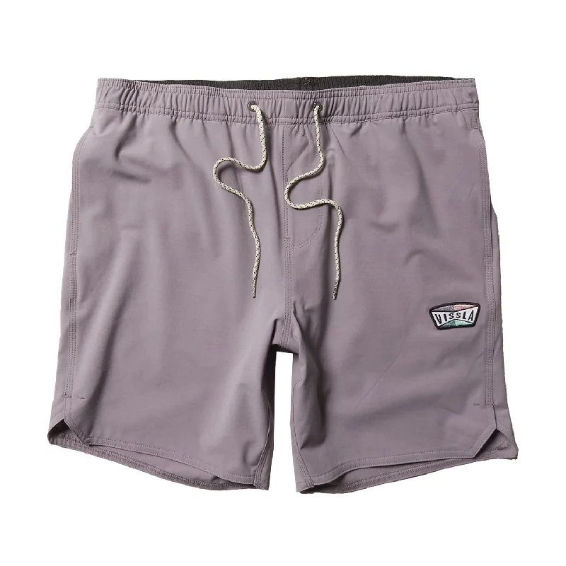 Men's breathable cotton athletic shorts for intense workoutsSolid Sets 17.5" Ecolastic