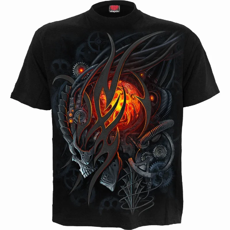 Men's antimicrobial t - shirts for odor - free freshness during travelSTEAMPUNK SKULL - T-Shirt Black Men's antimicrobial t - shirts for odor - free freshness during travelSTEAMPUNK SKULL - T-Shirt Black