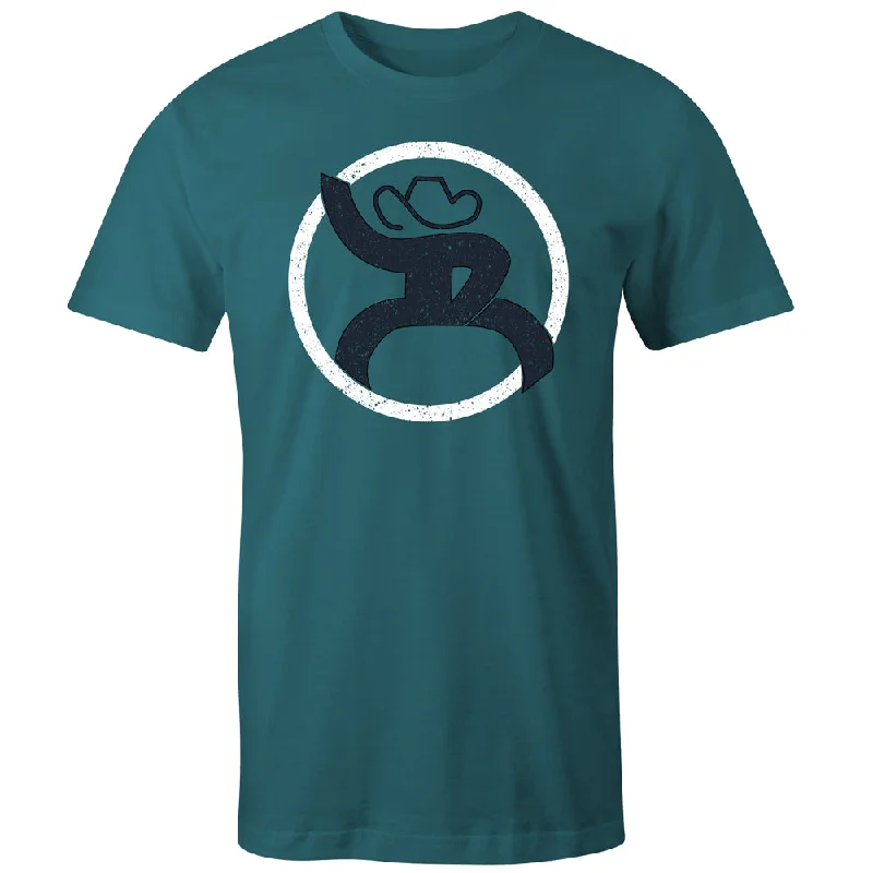 Men's antimicrobial t - shirts for odor - free freshness during travel"Strap" Teal Heather T-shirt Men's antimicrobial t - shirts for odor - free freshness during travel"Strap" Teal Heather T-shirt
