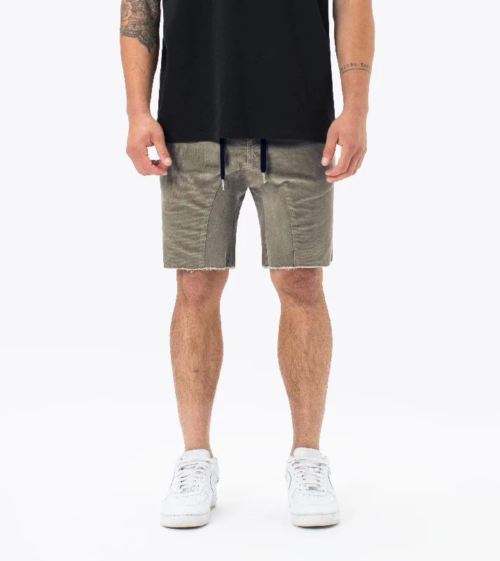 Men's floral print silk blend shorts for a unique night - out lookSureshot Cord Short Dk Moss Men's floral print silk blend shorts for a unique night - out lookSureshot Cord Short Dk Moss