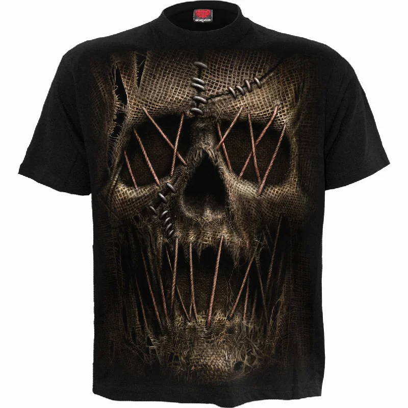 Men's lightweight performance t - shirts for running marathonsTHREAD SCARE - T-Shirt Black Men's lightweight performance t - shirts for running marathonsTHREAD SCARE - T-Shirt Black