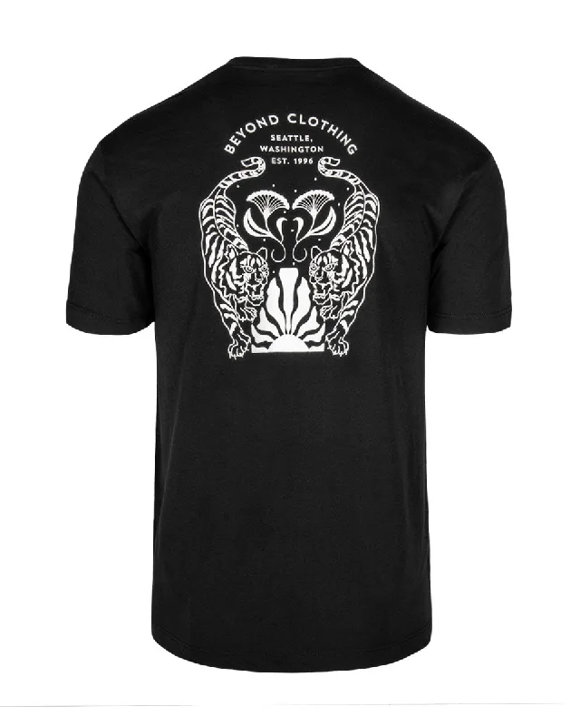 Men's tie - dye t - shirts with a bohemian styleTiger Sun S.S. T-Shirt