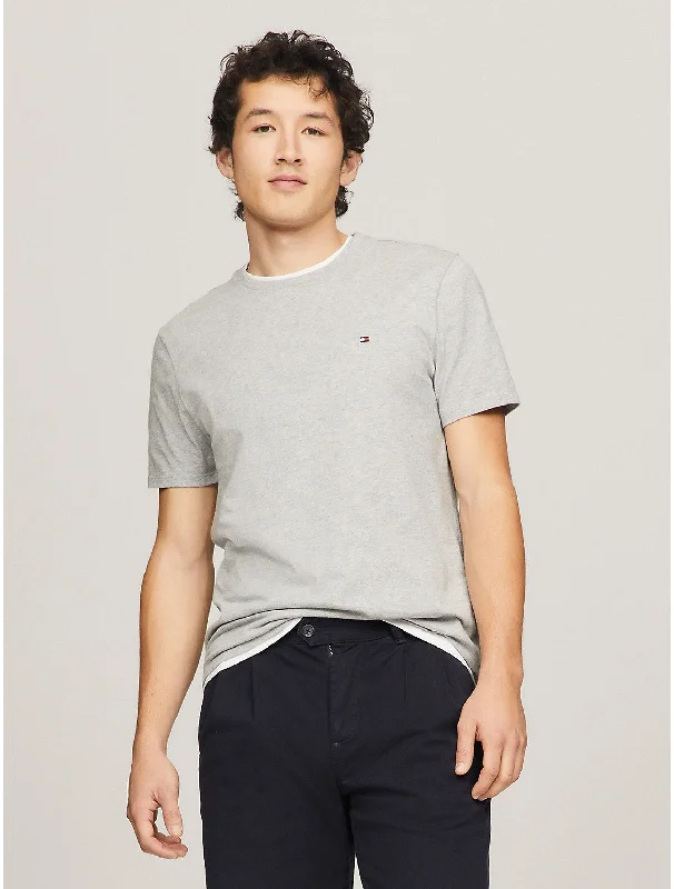 Men's mock - neck t - shirts with a modern and sleek styleTommy Hilfiger Men's Essential Solid T-Shirt Men's mock - neck t - shirts with a modern and sleek styleTommy Hilfiger Men's Essential Solid T-Shirt