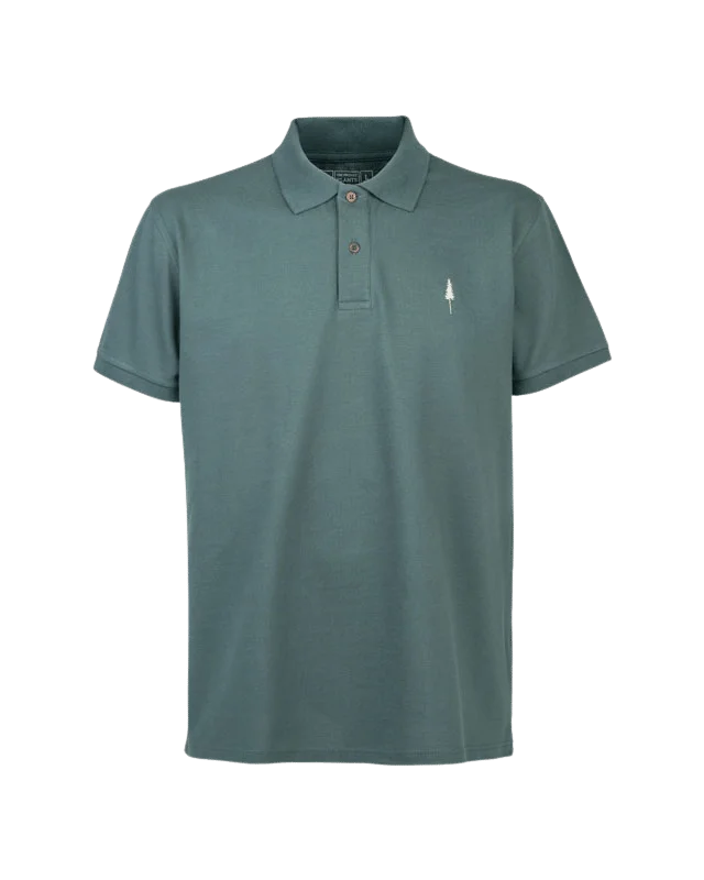 Men's thermal t - shirts with a high - neck design for cold weatherTreePolo Juniper