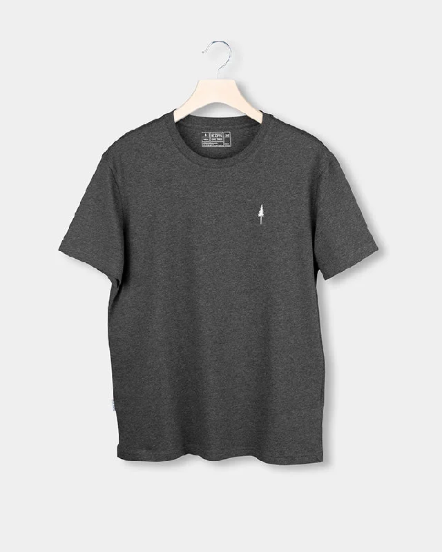 Men's polo t - shirts with a contrast collar for a preppy lookTreeShirt Black Mel