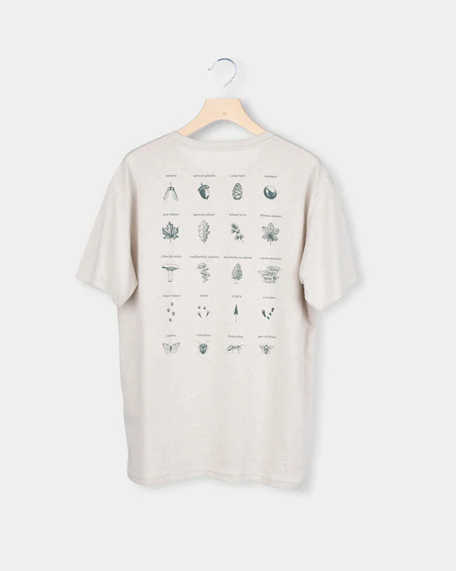 Men's button - front t - shirts with a unique artistic printTreeShirt Forest Ecosystem Pumice Men's button - front t - shirts with a unique artistic printTreeShirt Forest Ecosystem Pumice