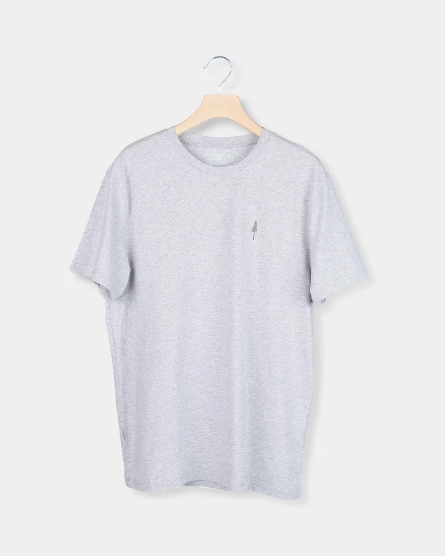 Men's polo t - shirts with a contrast collar for a preppy lookTreeShirt Grey Mel