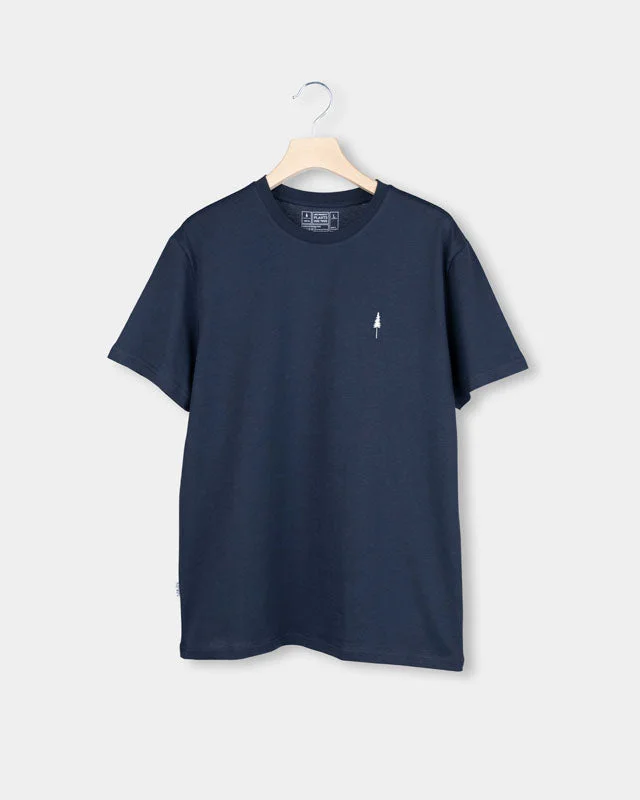 Men's organic cotton crew - neck t - shirts for everyday comfortTreeShirt Navy