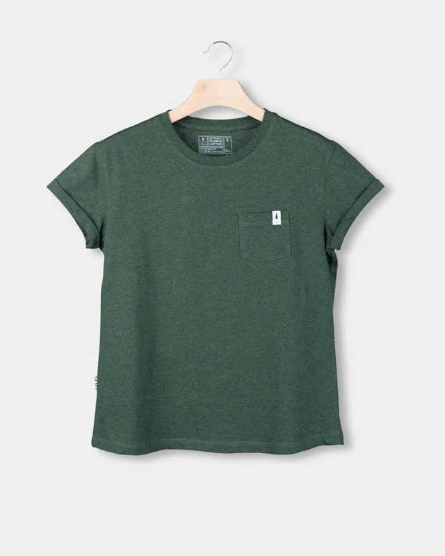 Men's ribbed t - shirts with a textured finish for added styleTreeShirt Pocket Women Olive Mel Men's ribbed t - shirts with a textured finish for added styleTreeShirt Pocket Women Olive Mel