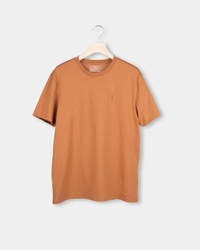 Men's thermal t - shirts with a high - neck design for cold weatherTreeShirt Sepia