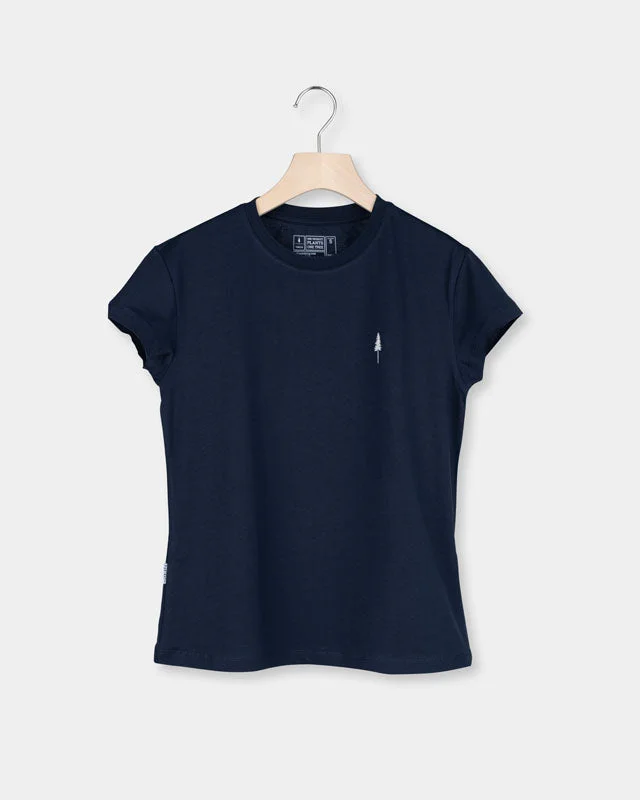 Men's antimicrobial t - shirts for odor - free freshness during travelTreeShirt Women Navy Men's antimicrobial t - shirts for odor - free freshness during travelTreeShirt Women Navy