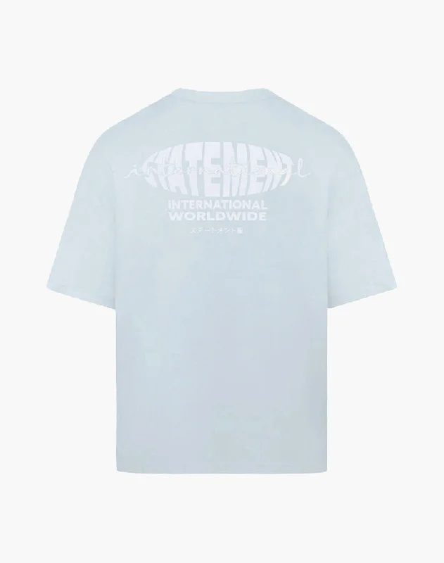 Men's short - sleeve linen t - shirts for summer beach outingsUNIVERSAL TEE (MINT)