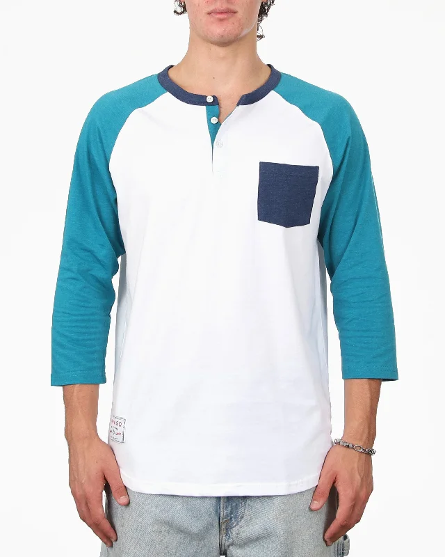 Men's UV - protection t - shirts for outdoor activities in the sunContrast 3/4 Sleeve Stretch Casual Baseball Button Henley Shirts Men's UV - protection t - shirts for outdoor activities in the sunContrast 3/4 Sleeve Stretch Casual Baseball Button Henley Shirts