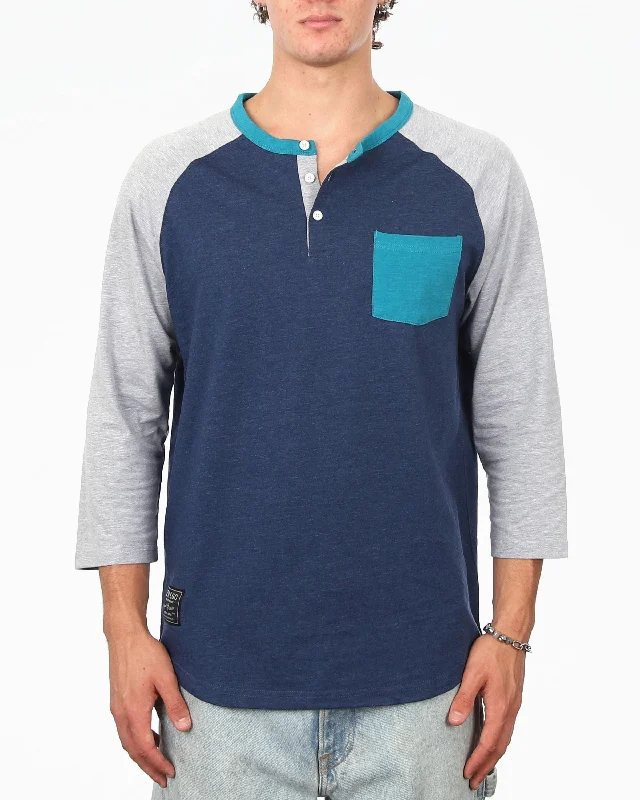 Navy / Heather Grey